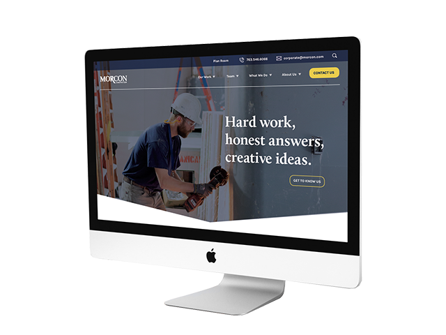 Morcon Construction Website